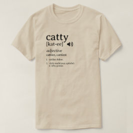 Kattdefinitionsordlista T-Shirt