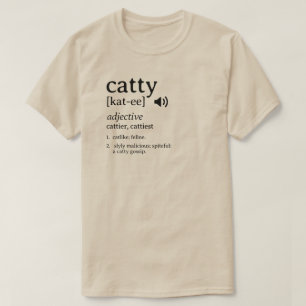 Kattdefinitionsordlista T-Shirt