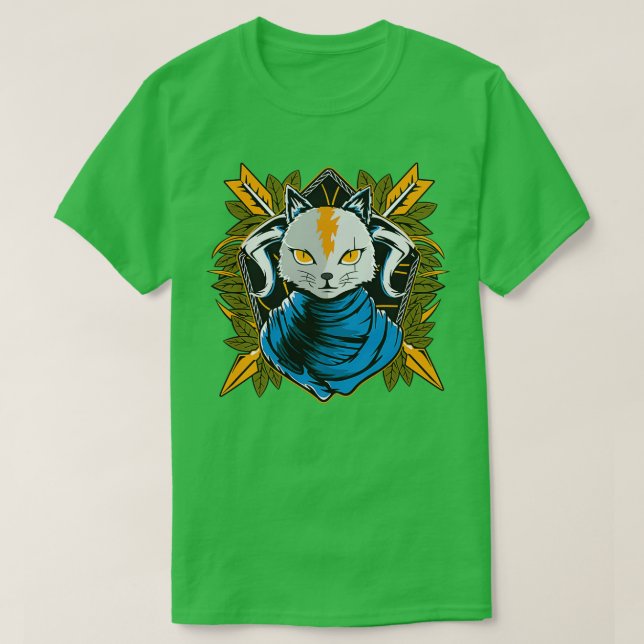 Kattdekal för vild t shirt (Design framsida)