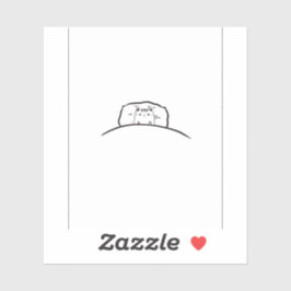 Kattdekal, katt i sängdekaler, klistermärke med ka klistermärken