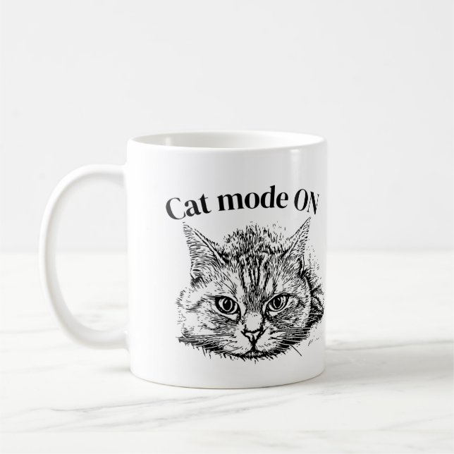 Kattdekaler Kaffemugg (Vänster)