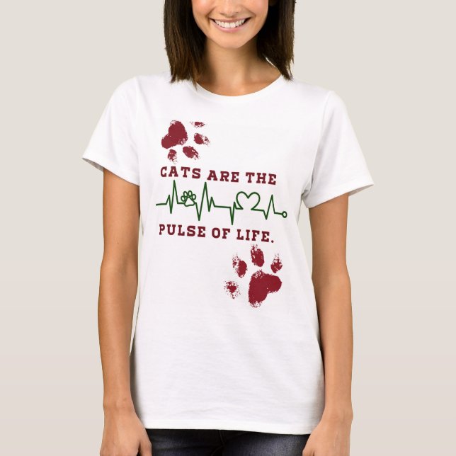 Kattdesign  t shirt (Framsida)