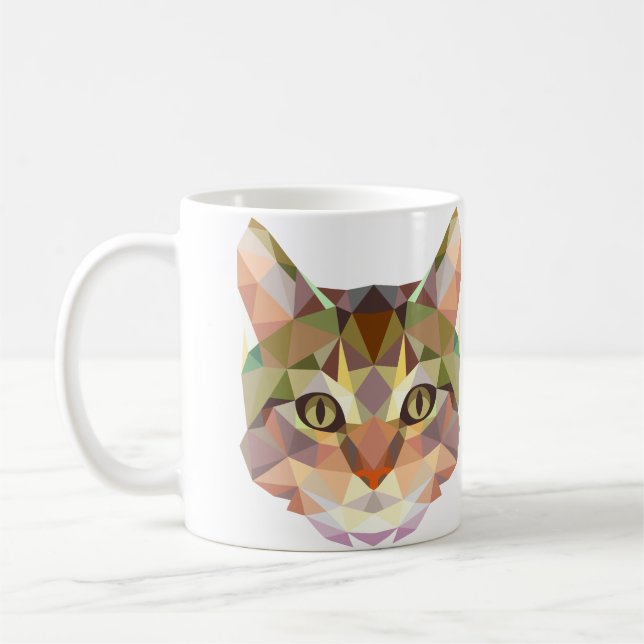 Kattdesignmugg Kaffemugg (Vänster)