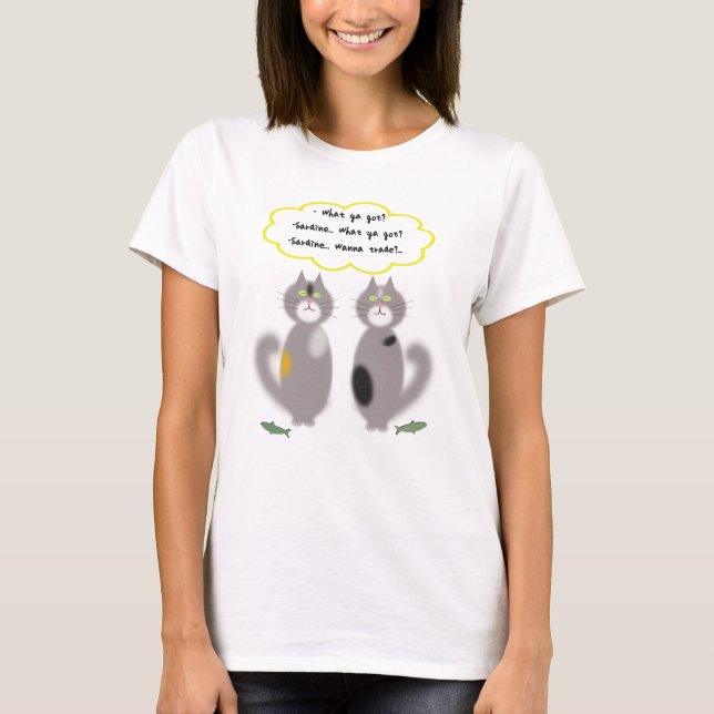 Kattdilemma T-shirt (Framsida)
