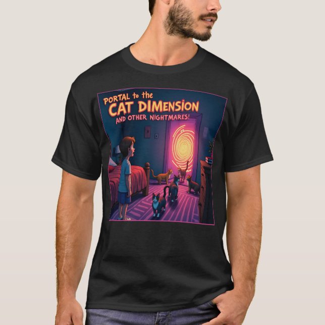 Kattdimensionen T Shirt (Framsida)
