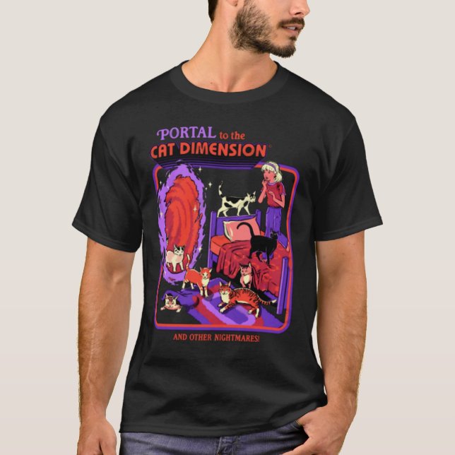 Kattdimensionen T Shirt (Framsida)
