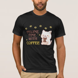 Kattdjur Bra Catful Coffee Design T Shirt