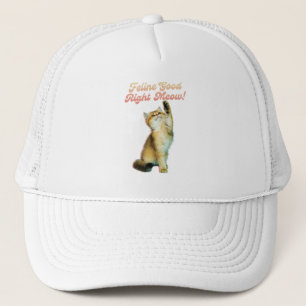 Kattdjur Bra Höger Meow Funny Cat Quote Cute Kitte Keps
