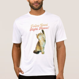 Kattdjur Bra Höger Meow Funny Cat Quote Cute Kitte T Shirt