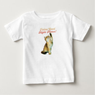 Kattdjur Bra Höger Meow Funny Cat Quote Cute Kitte T Shirt