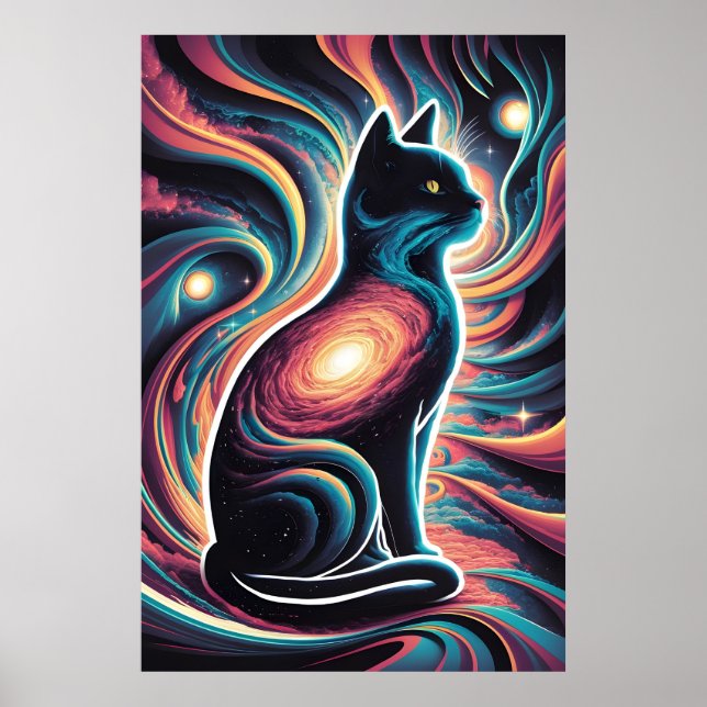 Kattdjur Cosmos Poster (Framsidan)