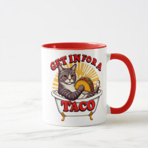 Kattdjur Fiesta i en Tub Mugg