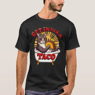 Kattdjur Fiesta i en Tub T Shirt