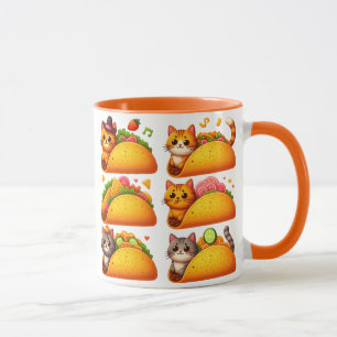 Kattdjur Fiesta i Taco Mugg