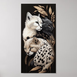 KATTDJUR FINESSE #1 POSTER