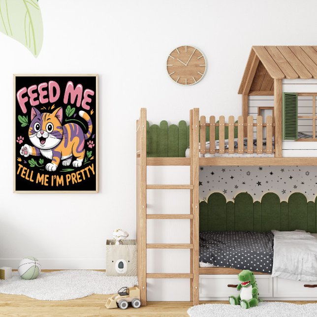 Kattdjur för krävande Diva Poster (Skapare uppladdad)