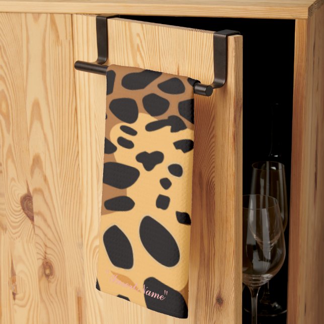 Kattdjur Freckles Kökshandduk (Thirds Fold)