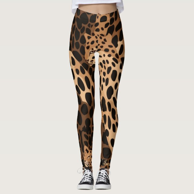 Kattdjur Freckles Leggings (Framsida)