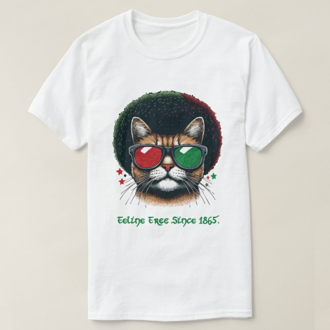 Kattdjur fritt sedan 1865 - 18:e kattkonsten t shirt (Design framsida)