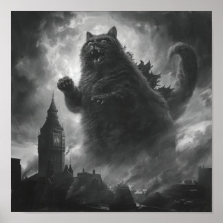 Kattdjur Fury: Catzilla Olehad Poster