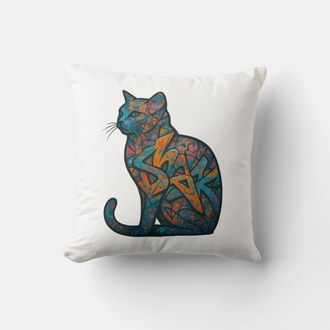 Kattdjur Inferno Kudde (Framsida)