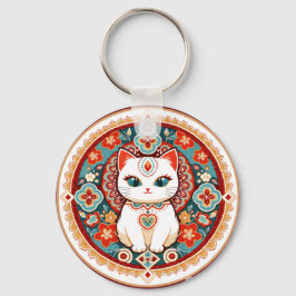 Kattdjur Katt Nyckelring