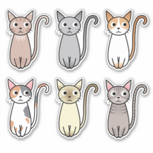 kattdjur klistermärken