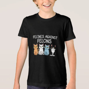 Kattdjur mot brottslingar Trump Harris-valkatt T Shirt
