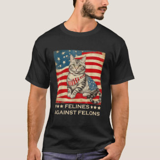 Kattdjur mot Felons de vackra Cat-Kattdjuren igen T Shirt