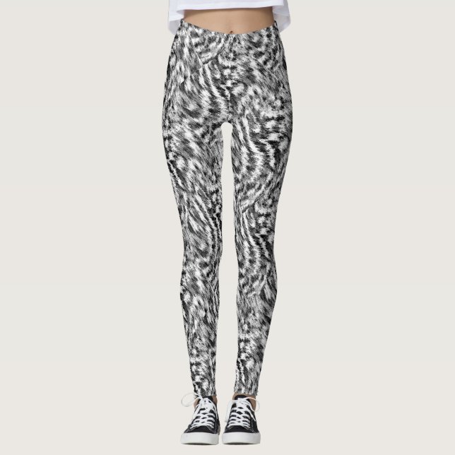 Kattdjur Päls Leggings (Framsida)