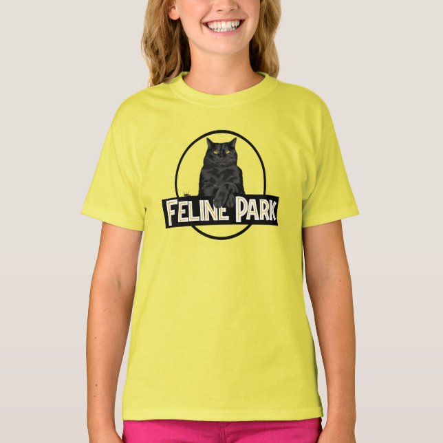 Kattdjur Park T Shirt (Framsida)