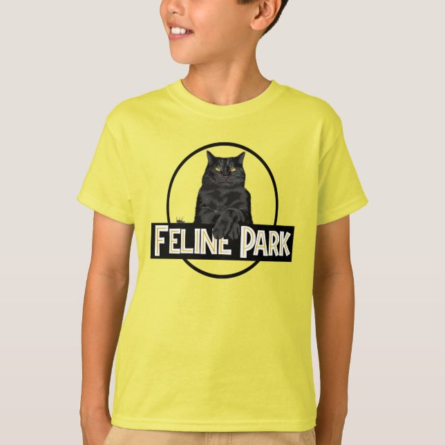 Kattdjur Park T Shirt (Framsida)