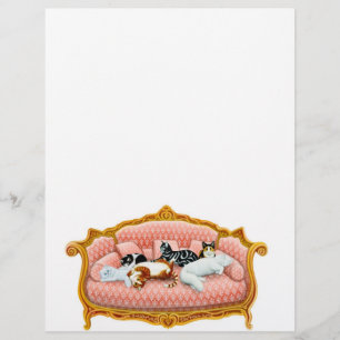 Kattdjur Royalty Letterhead
