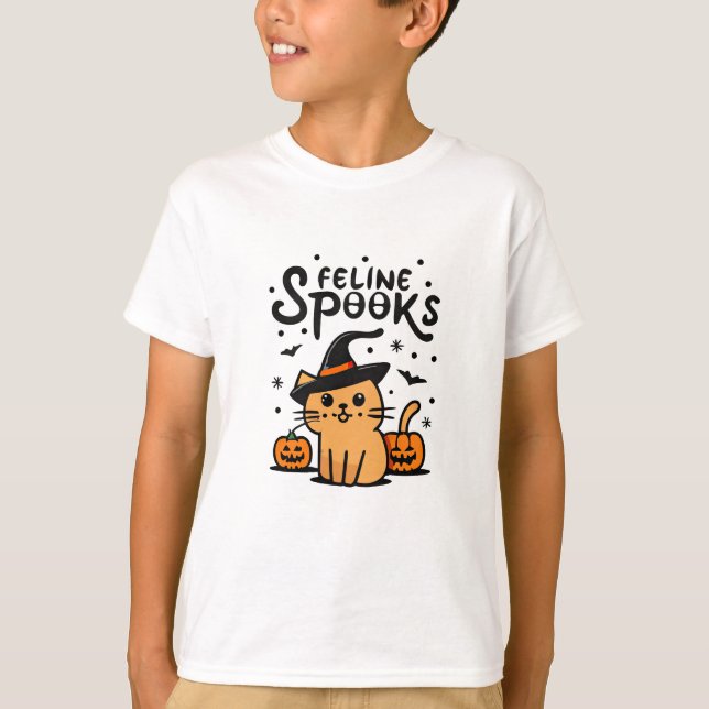 Kattdjur Spooks T Shirt (Framsida)
