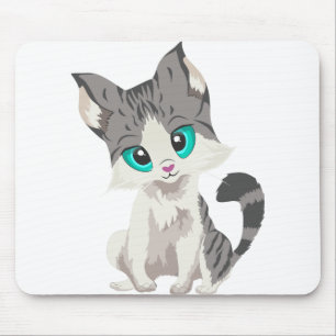 Kattdjuret Cat Mammal Cutout Teckning Sketch Musmatta