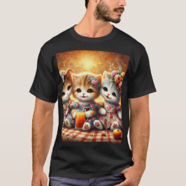 "Kattdjuret Charm: Guardians of Mysteries and Affe T Shirt