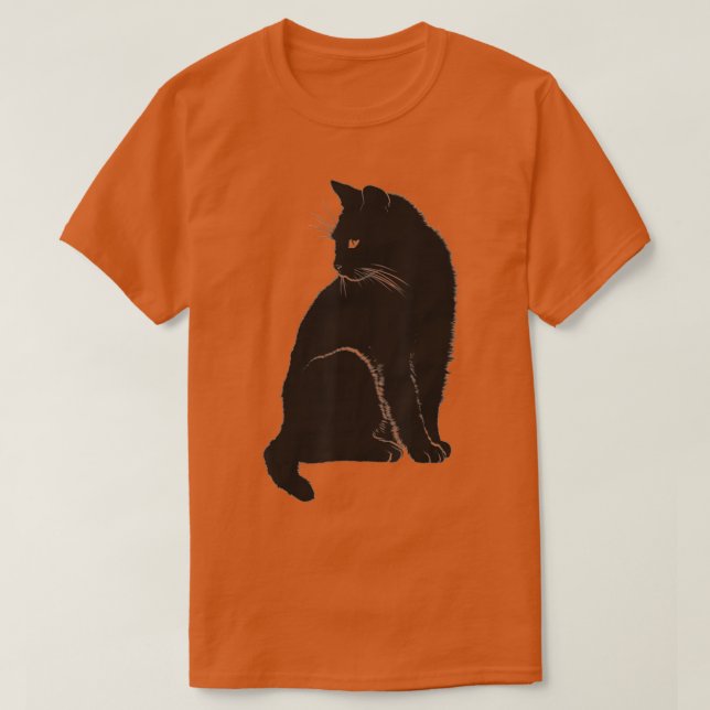 Kattdjuret Citten Kitten med minimalistisk Cute Bl T Shirt (Design framsida)