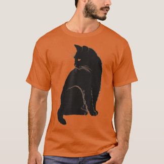 Kattdjuret Citten Kitten med minimalistisk Cute Bl T Shirt
