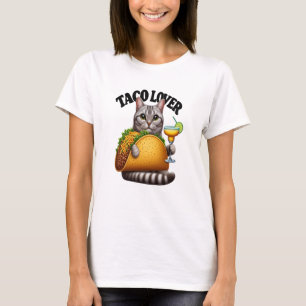 Kattdjuret Fiesta: Taco Cat T Shirt
