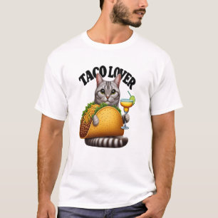Kattdjuret Fiesta: Taco Cat T Shirt