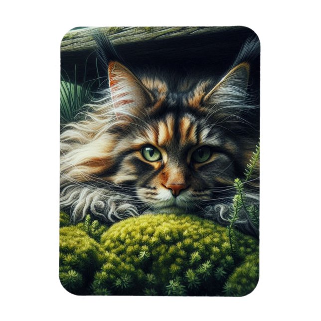 Kattdjuret Forest Guardian Magnet (Vertikal)