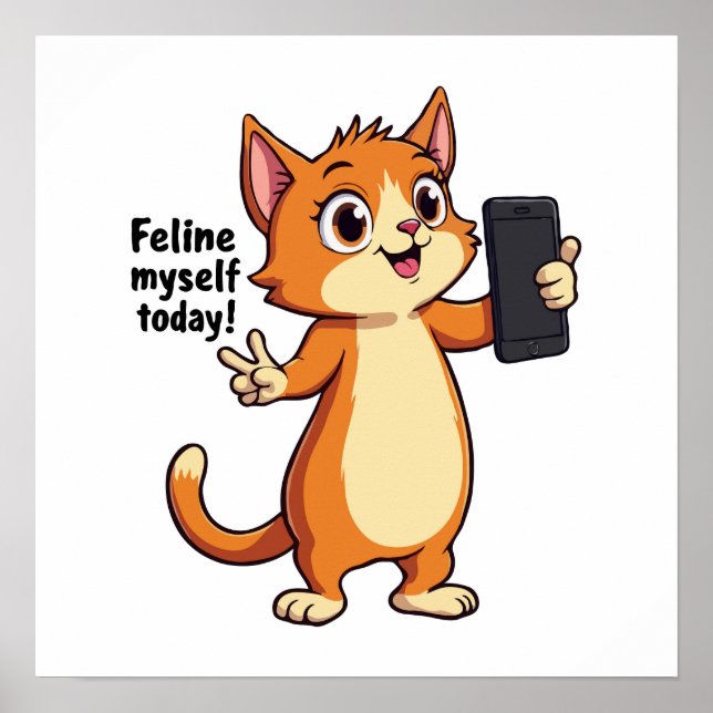 Kattdjuret i dag poster (Framsidan)