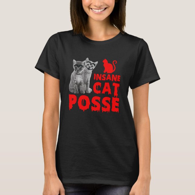 Kattdjuret Kitten för  för foderöverdrag för Inš C T Shirt (Framsida)