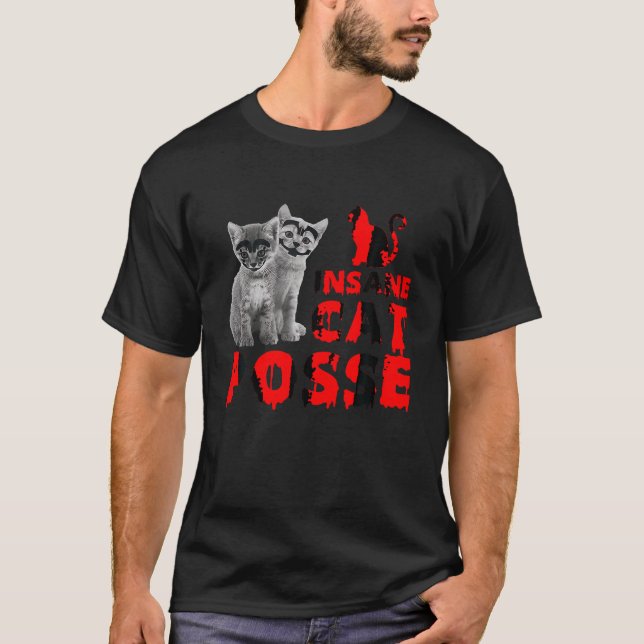 Kattdjuret Kitten T Shir T Shirt (Framsida)