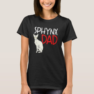Kattdjuret Sphynx Pappa Hairless Cat Kitten Pappa T Shirt