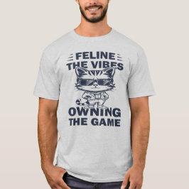 Kattdjuret Vibes kattrörelse T Shirt