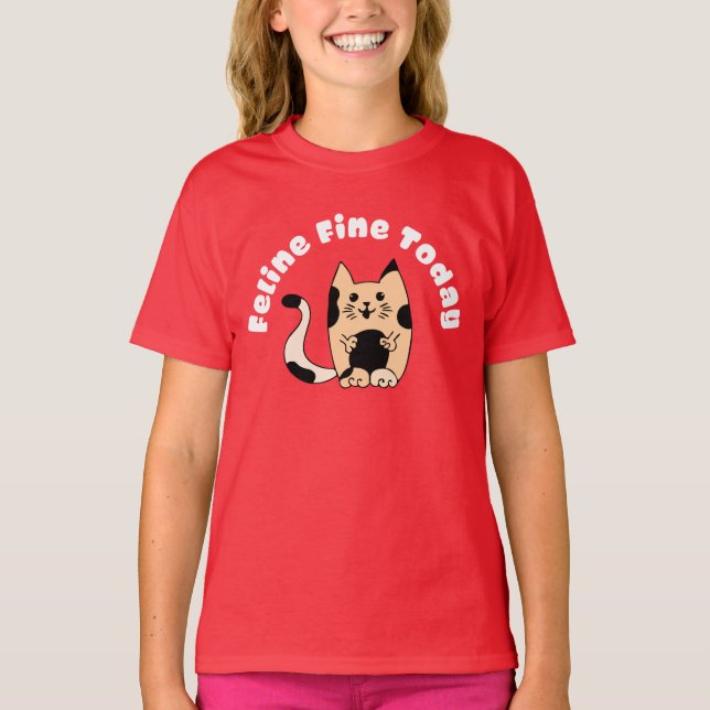 Kattdjurets bra idag t shirt (Framsida)