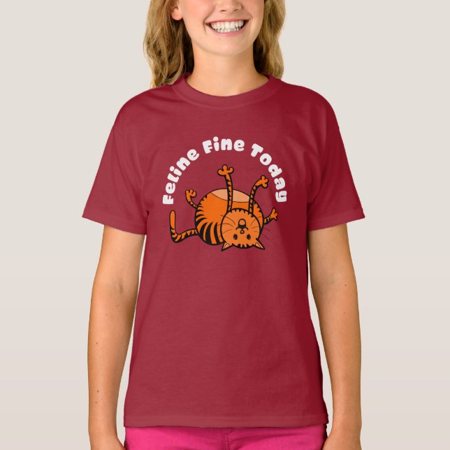 Kattdjurets bra idag t shirt (Framsida)