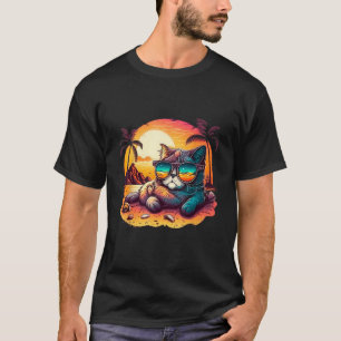 Kattdjurets Bra om akut katthund Ljugande på lavin T Shirt