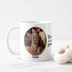 Kattdjurets mästerverk Två foton och Namn Kaffemugg